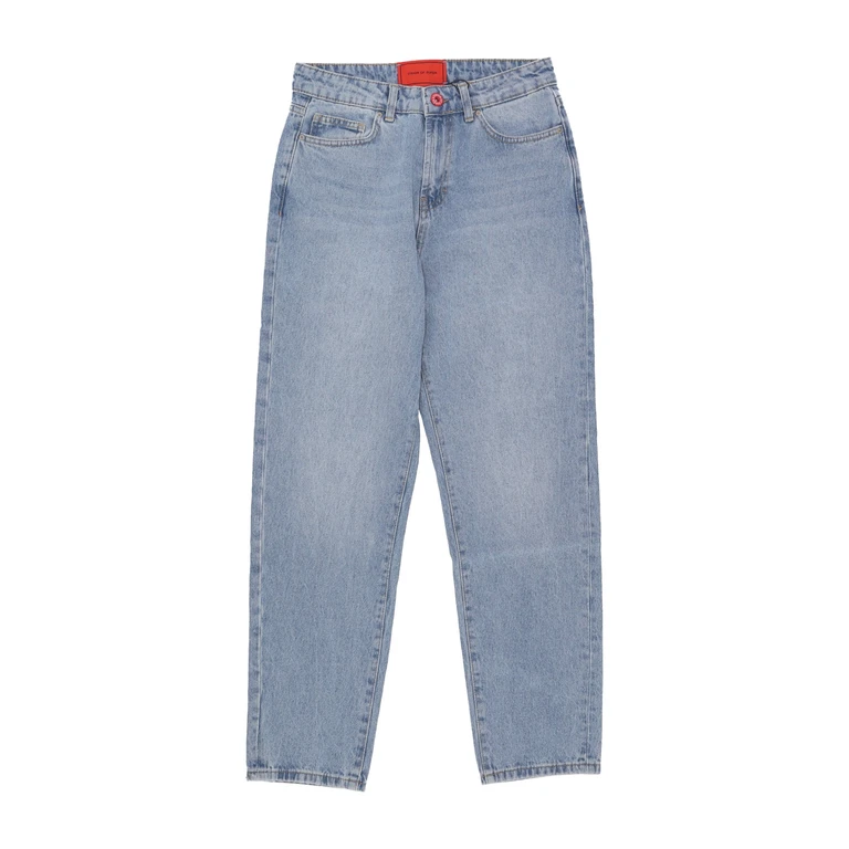 Men's Jeans Printed Flames And Logo Jeans Denim Blue