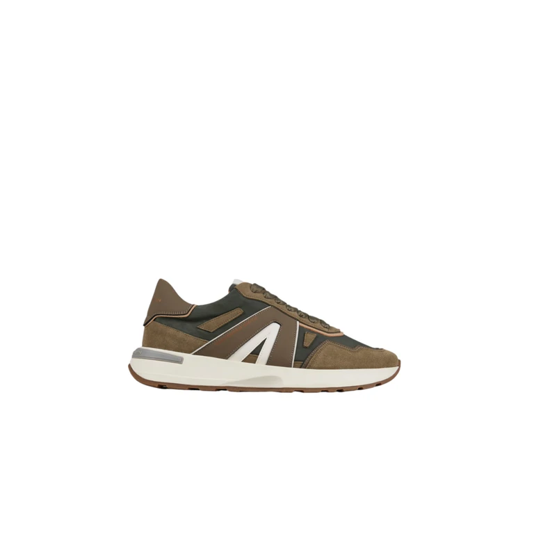 asbclpm-3253-olv Alexander Smith Man Green Leather