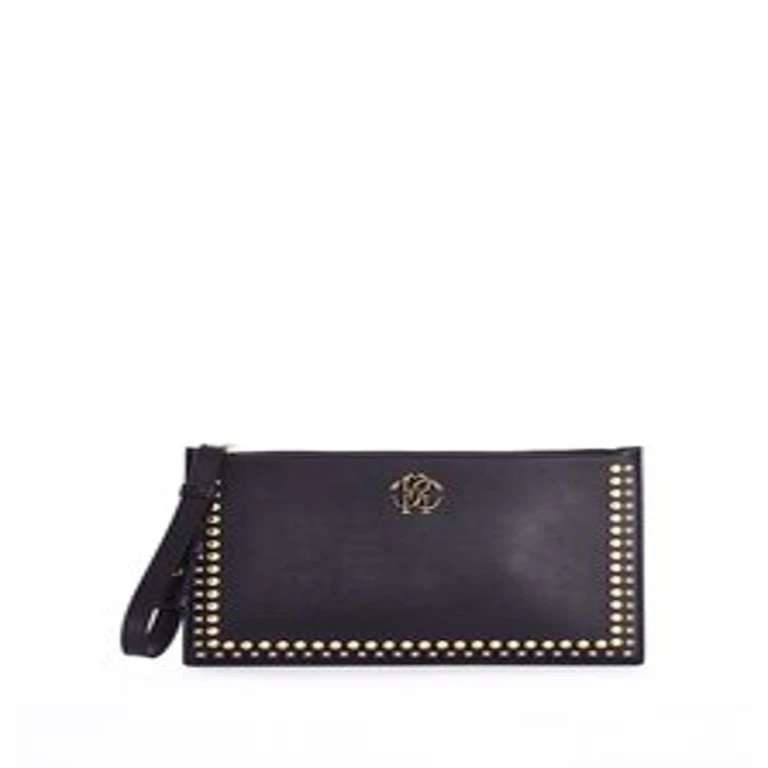 Mirror RC Logo Studded Leather Pouch