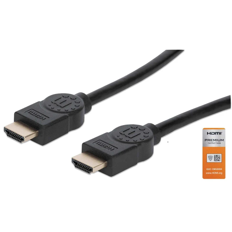 Certified Premium HDMI 4K@60Hz Cable with Ethernet, 3m, Suitable for ALL 4K & 1080p/HD Uses - When Upgrading Now or Have It Ready for When You Need It, Black, High Speed, Lifetime Warranty, Equivalent to HDMM3MP
