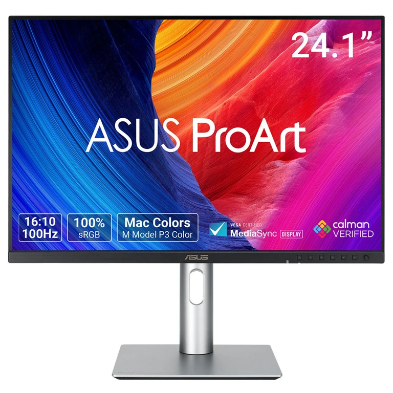 ASUS ProArt 24.1" WUXGA Monitor, Silver (PA248QFV)