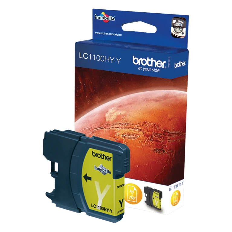 LC-1100HYY Ink cartridge yellow high-capacity. 750 pages ISO/I