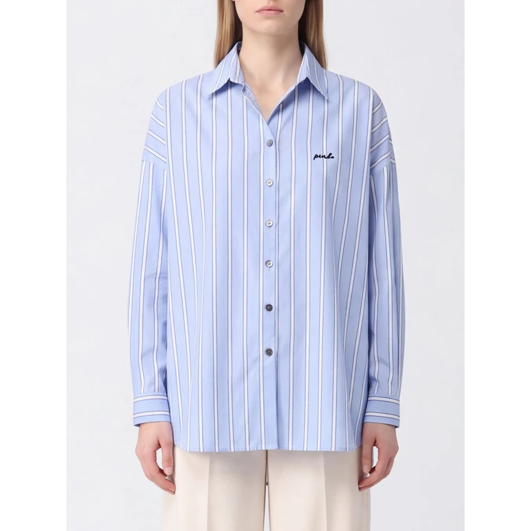 PINKO Shirt Woman color Gnawed Blue (107320A3HUEZE)
