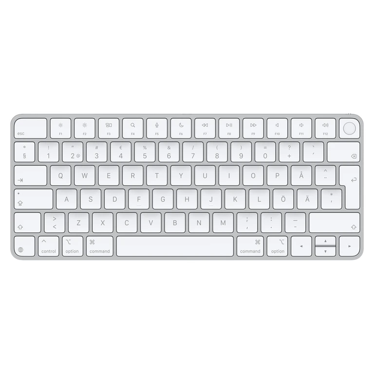 Apple Magic Keyboard with Touch ID for Mac models with silicon (USB–C) - Swedish