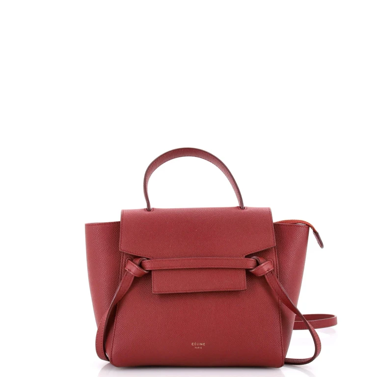 Belt Bag Textured Leather Nano