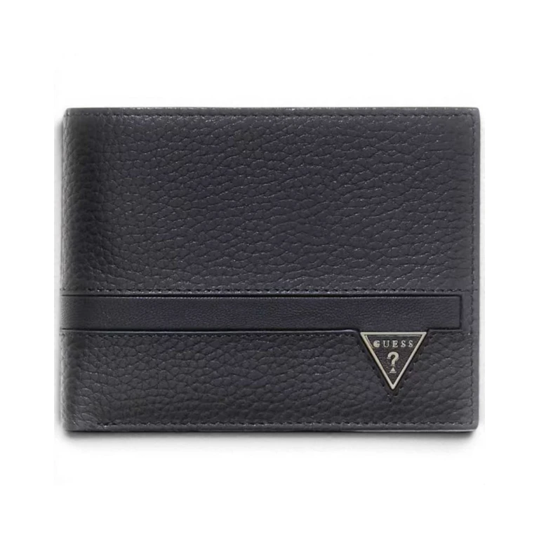 Wallet Monaco Bifold M slg Man Black in Vera Leather with Disappeared Wallet