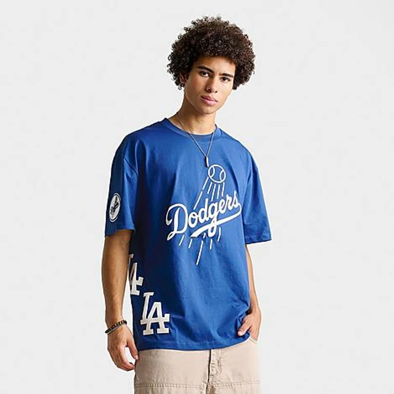 Men's Los Angeles Dodgers MLB First Team T-Shirt in Dodger Blue Size: Small