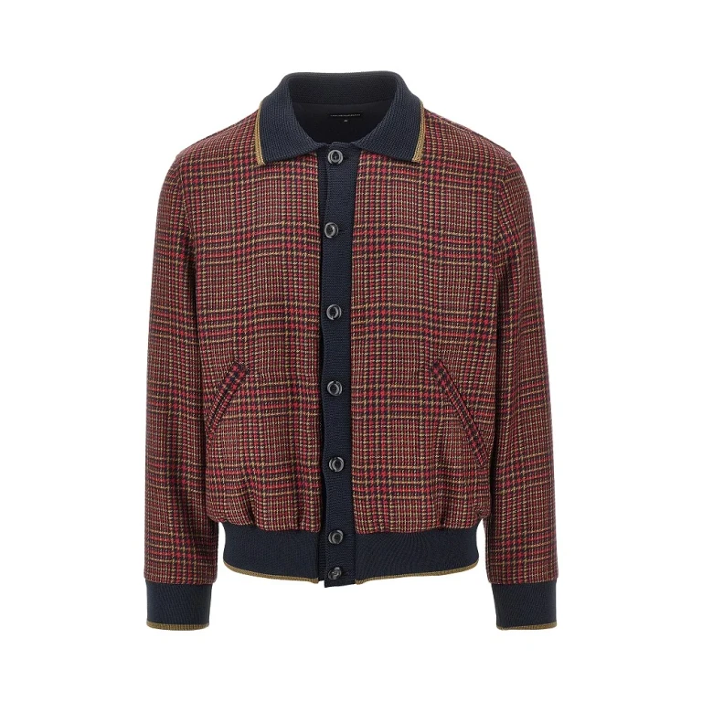 Wool tweed bomber jacket Man 48