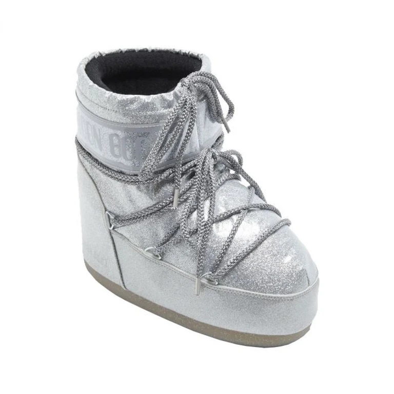 Icon Low Glitter Stivaletti Donna Argento – 80D1409440-H001