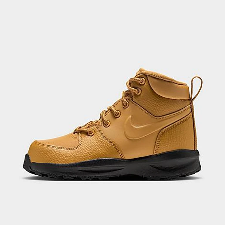 Little Kids Manoa 17 Leather Boots in Wheat/Black Size: 1.0