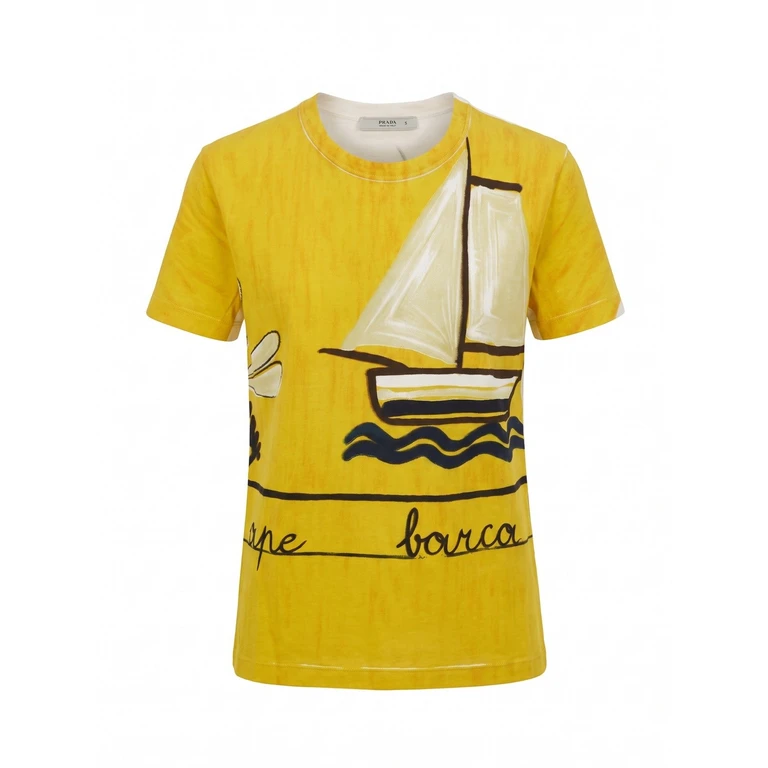 Printed Round Neck Tshirt