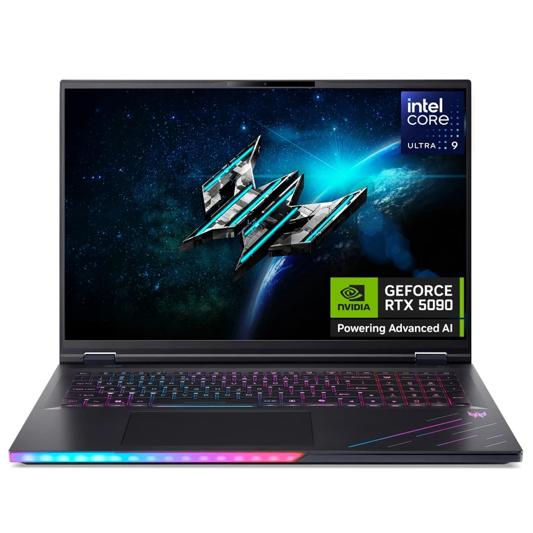 Predator Helios 18 Gaming Laptop (NH.QVWEK.007) - Intel Core Ultra 9, 192GB RAM, 5TB SSD, Windows 11 Home