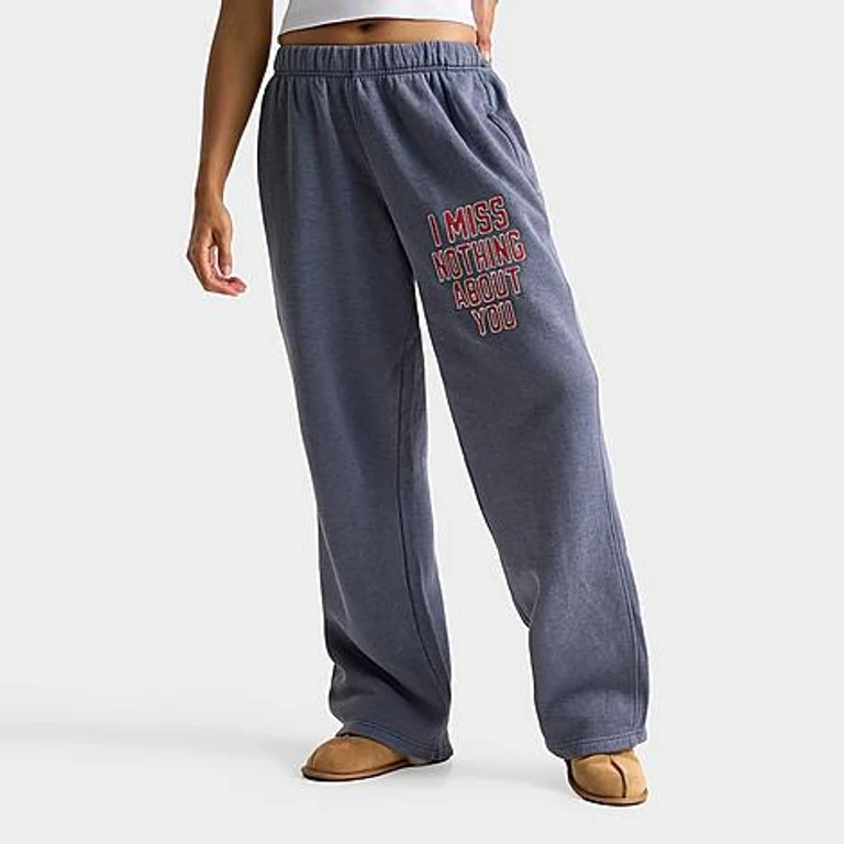Women's Boys Lie I Miss Nothing About You Alex Pants in Charcoal Size: XS