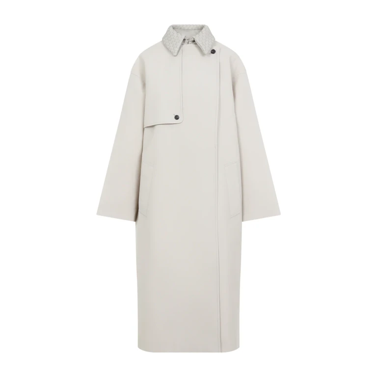 Wool Cotton Striped Coat
