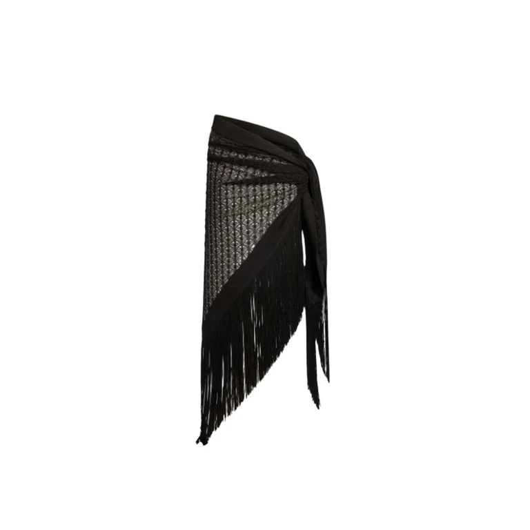 Women casual skirts Circus Hotel - scarf - black