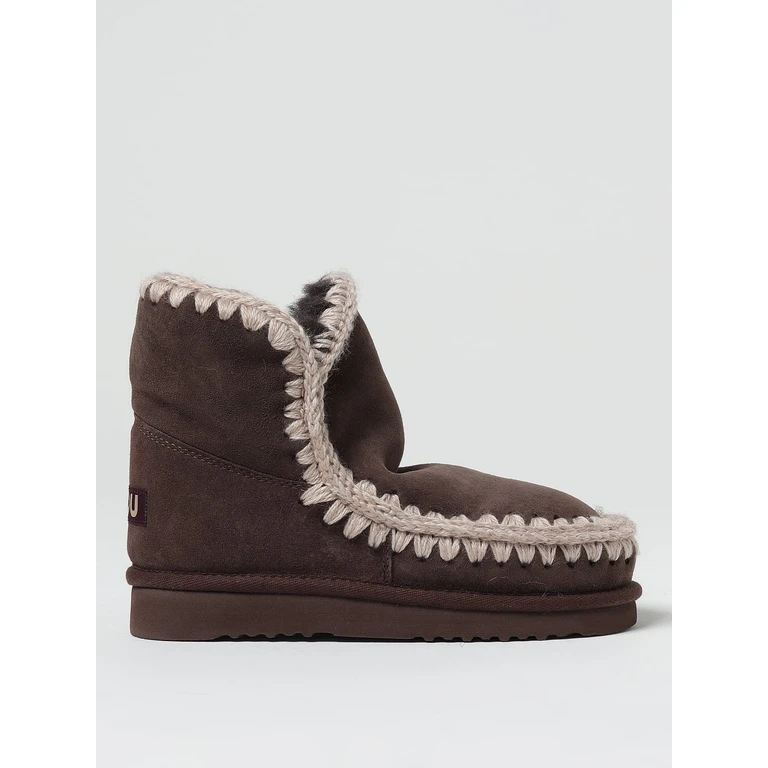 Flat Ankle Boot Woman color Brown (FW101001AMOCHA)