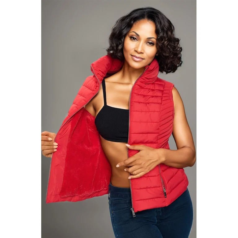PuffTech Vest - Women's High Collar Quilted Vest