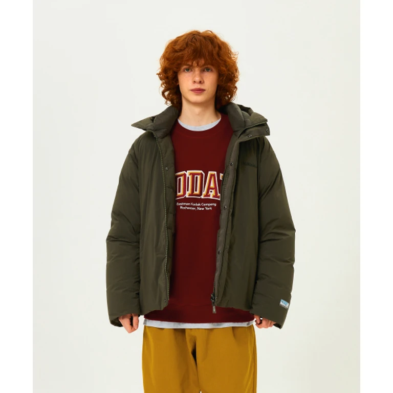 Brownie Cotton Puffer Down Jacket KHAKI