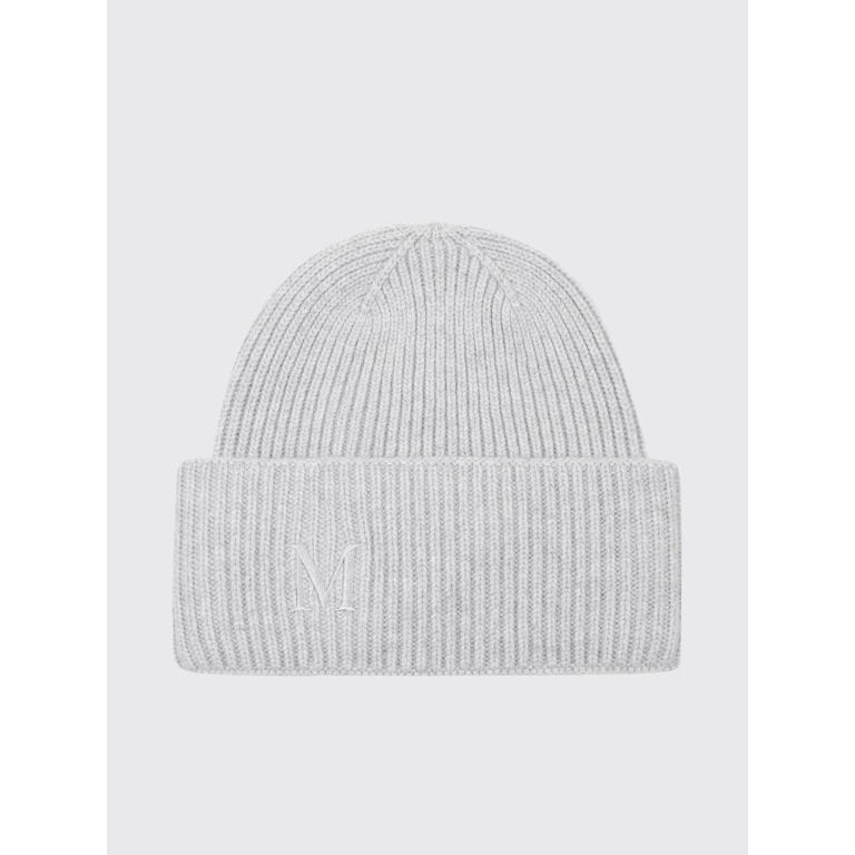 Ribbed Wool Beanie Hat with Jacquard Logo and Cuff (2624576062600009)