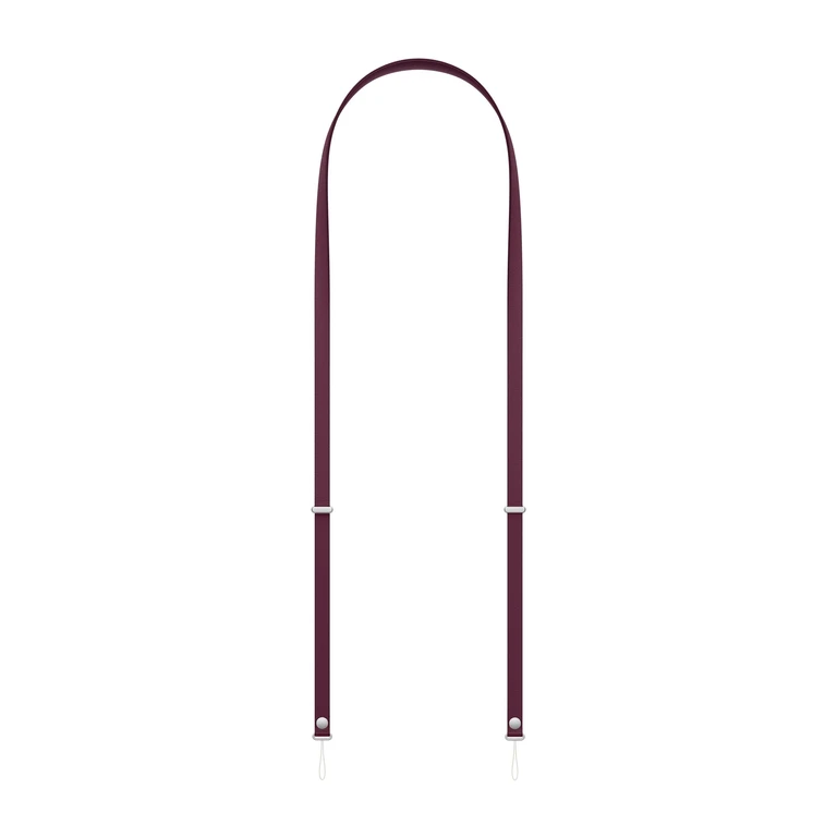 Apple Crossbody Strap – Burgundy