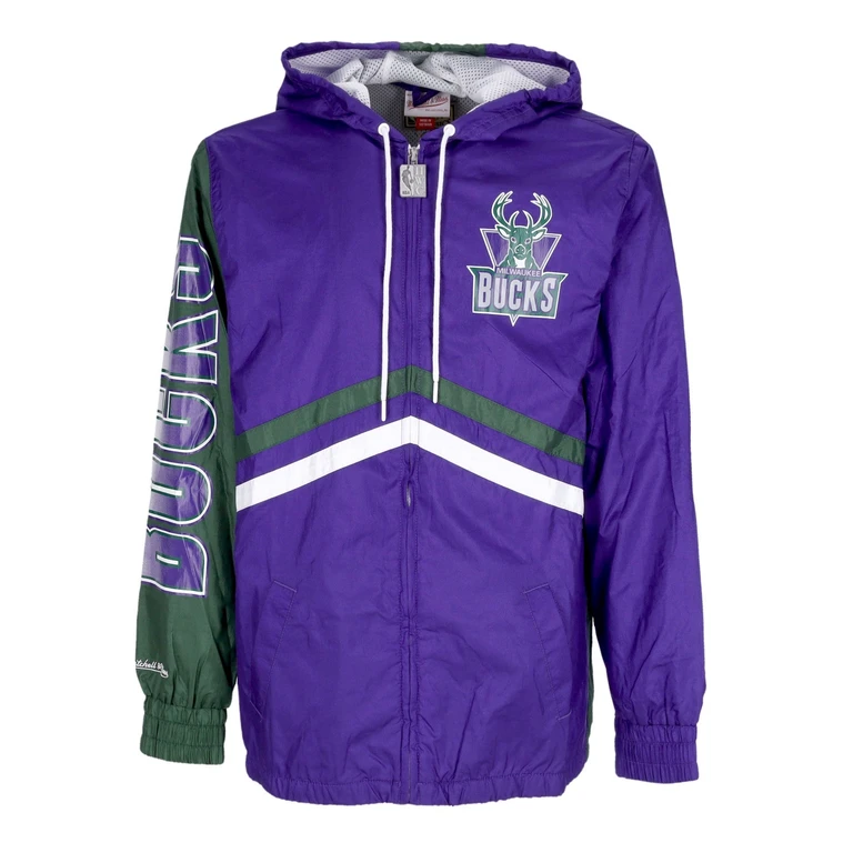 Men's Windbreaker Nba Undeniable Full Zip Windbreaker Hardwood Classics Milbuc Purple