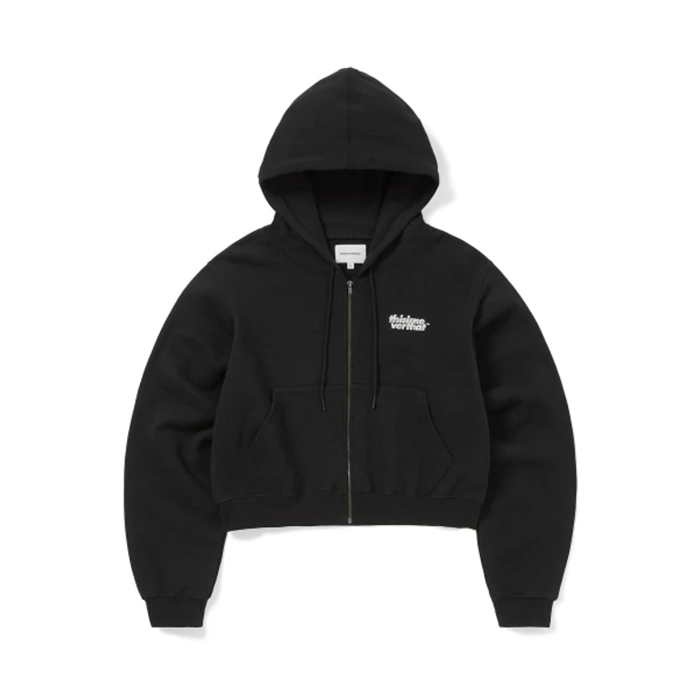 OL-Logo W Zip Up Hoodie Black