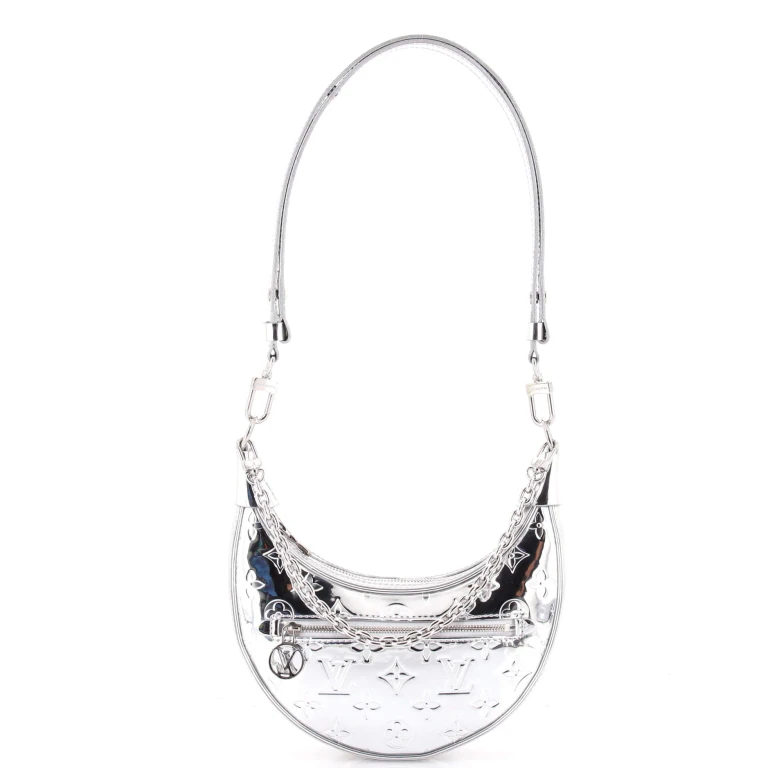 Loop Handbag Monogram Mirror Coated Canvas PM