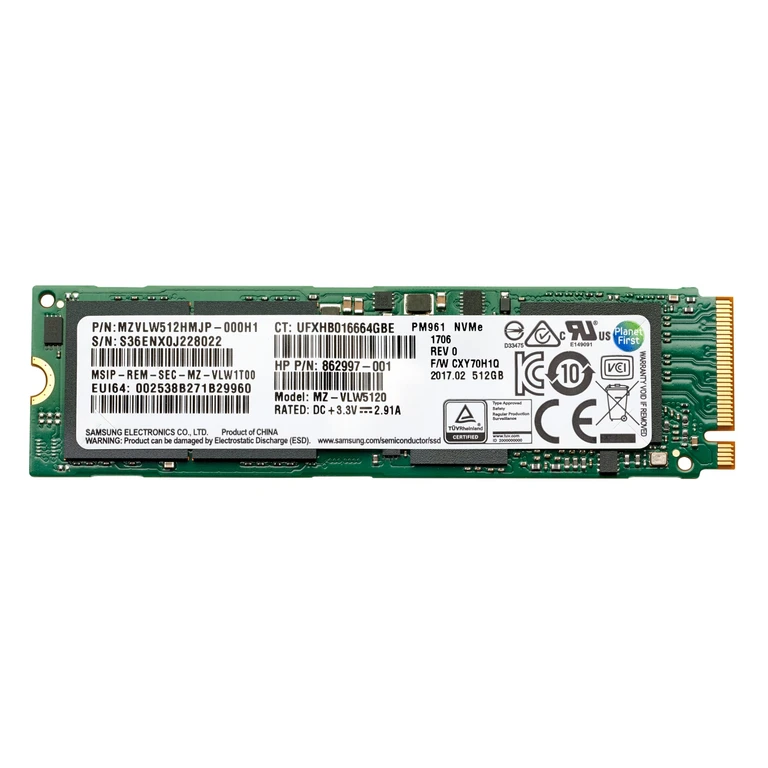 1TB PCIe 4x4 NVMe TLC SSD