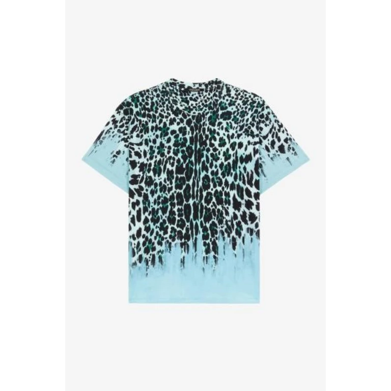 Jaguar Skin Print Cotton T-Shirt
