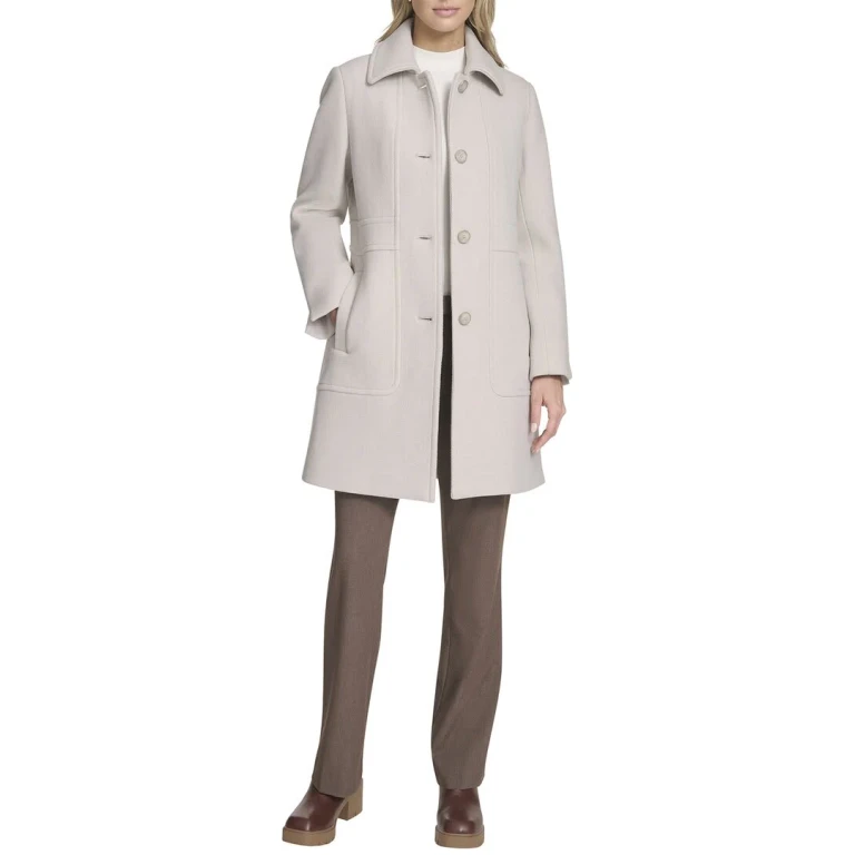 Emmeline Wool-Blend Slim Coat