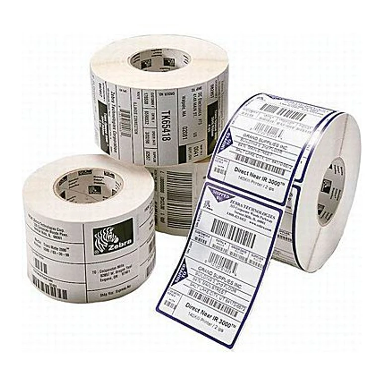 PolyE 3100T White Self-adhesive printer label