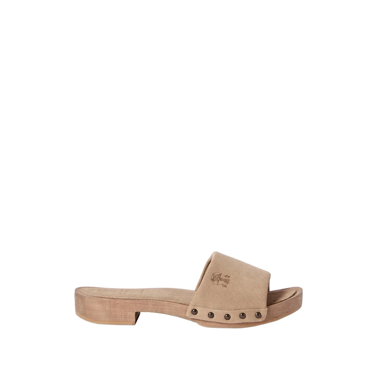 Suede Slides