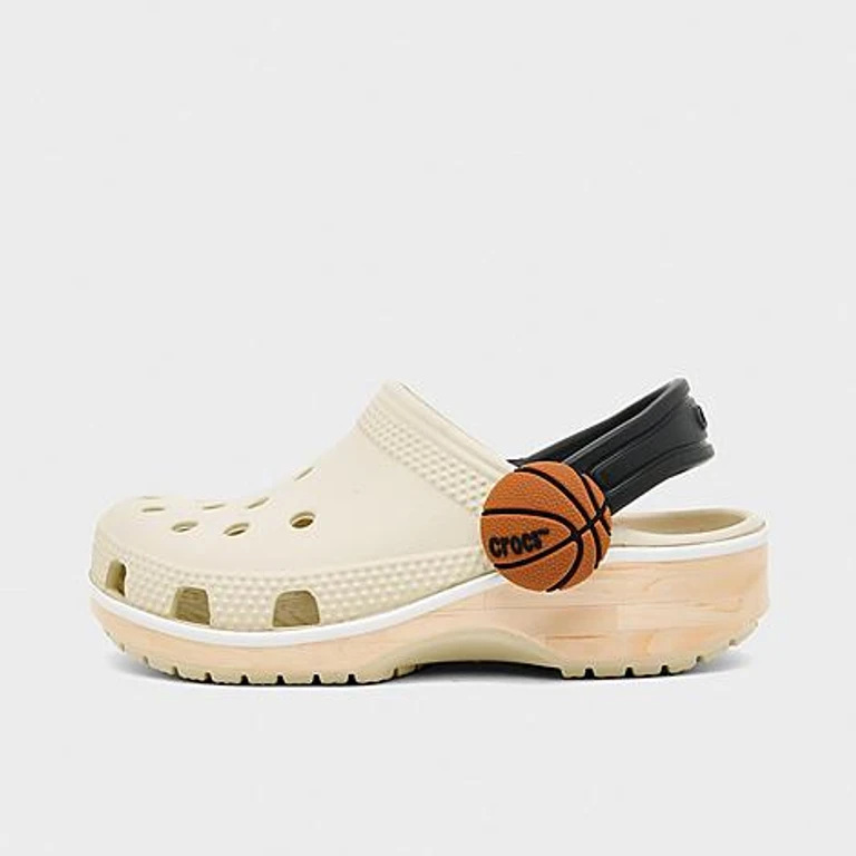 Kids Toddler Basketball Classic Clog Shoes in Bone Size: 4.0