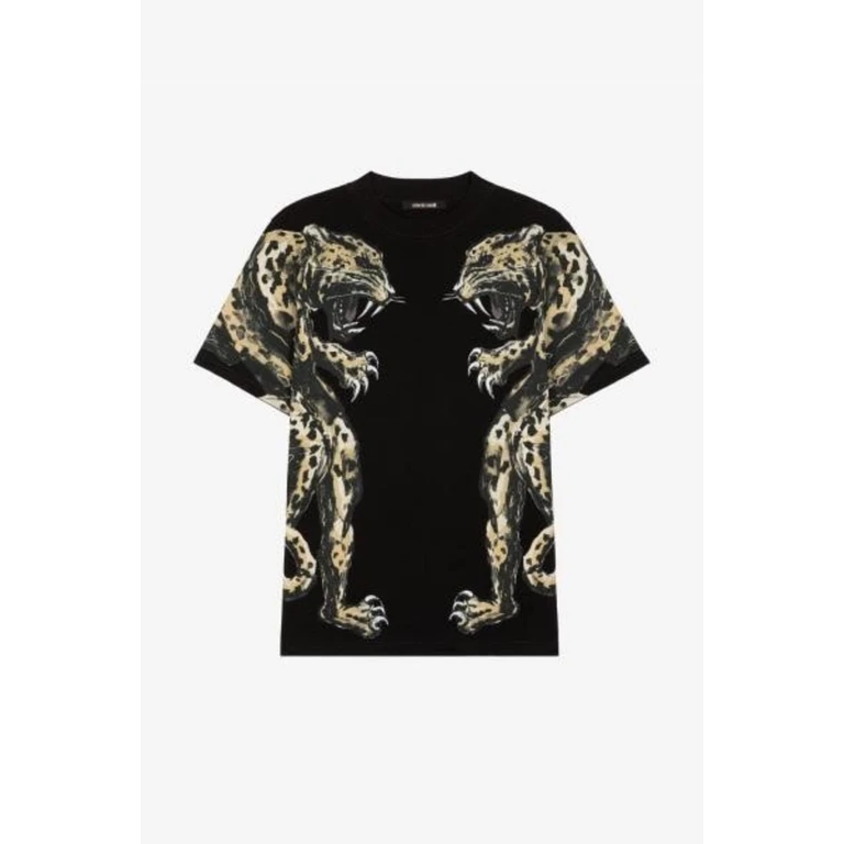 Roaring Tiger Print Graphic T-Shirt