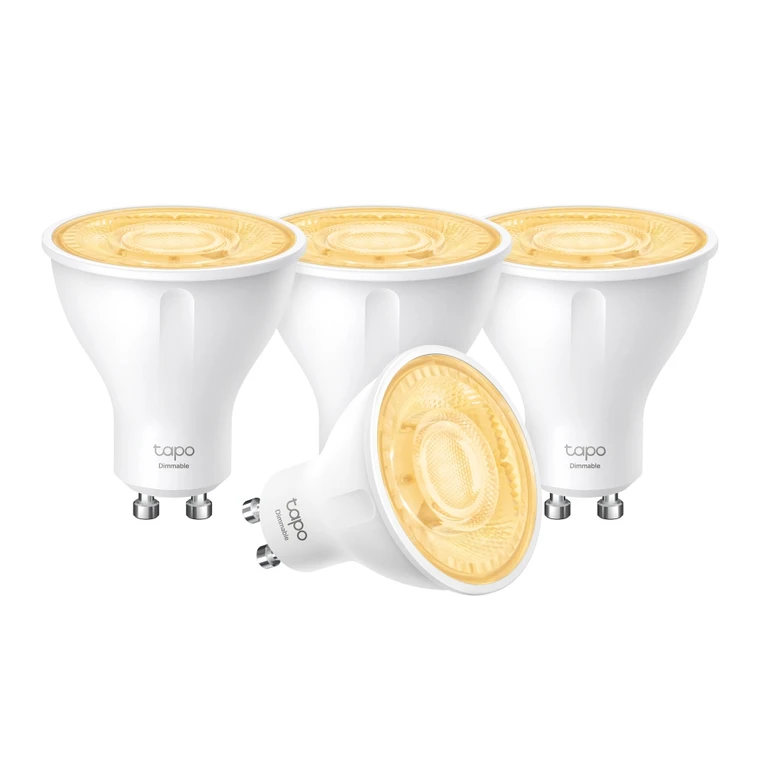 Tapo Smart Wi-Fi Spotlight, Dimmable, 4-Pack