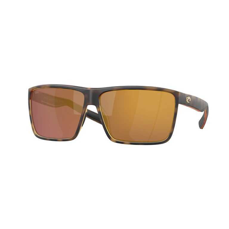 Rincon Gold Mirror Glass Rectangular Mens Sunglasses 6S9018 901842 63