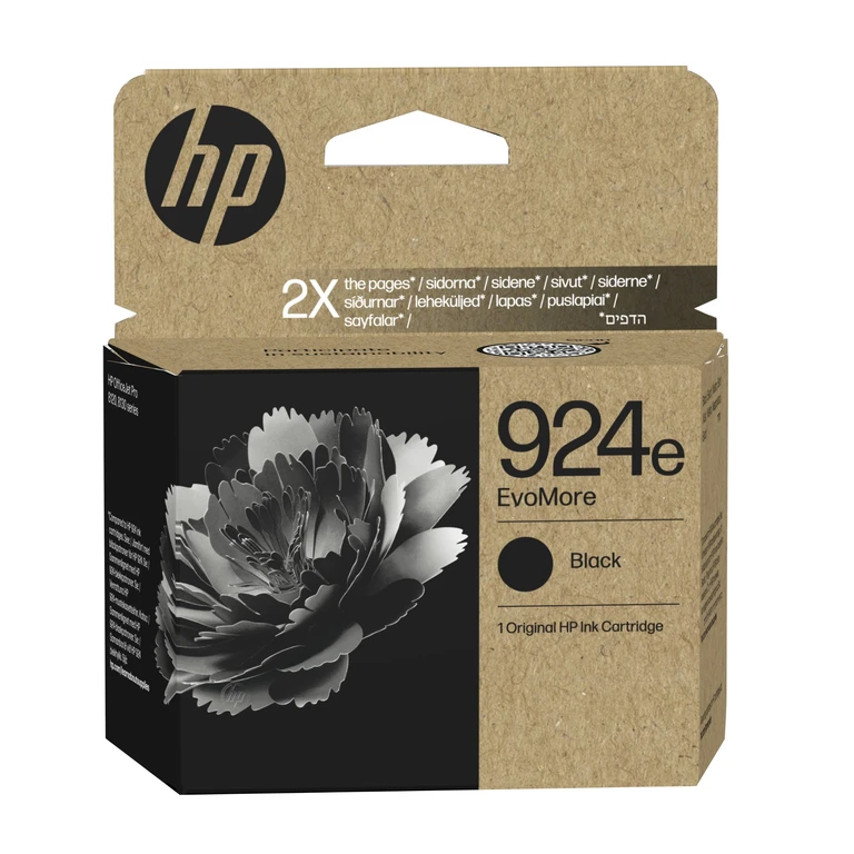 HP 4K0V0NE/924E Ink cartridge black EvoMore. 1K pages ISO/IEC 19752 25