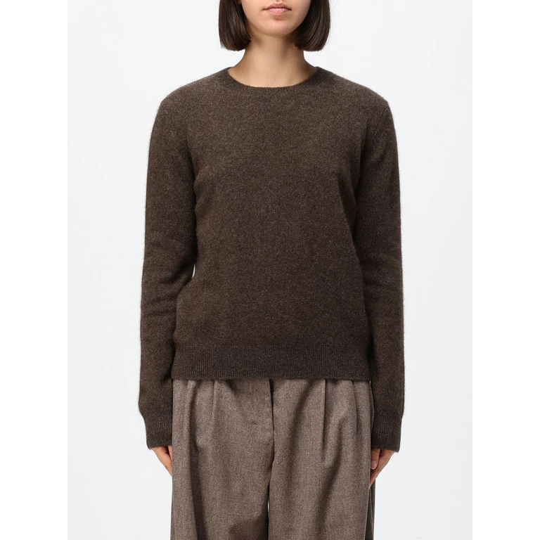 Pure Yak Wool Crew-Neck Jumper with Long Sleeves (2629366143600002)