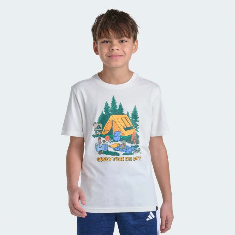 Kids' Short Sleeve Camp Adi Tee