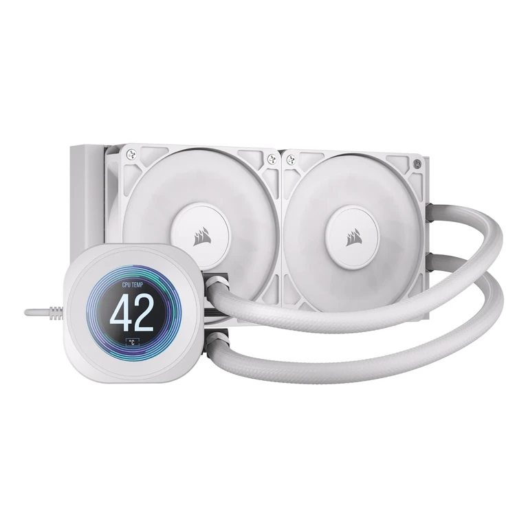 Nautilus 240 RS LCD Processor All-in-one liquid cooler 12 cm White 1 pc(s)