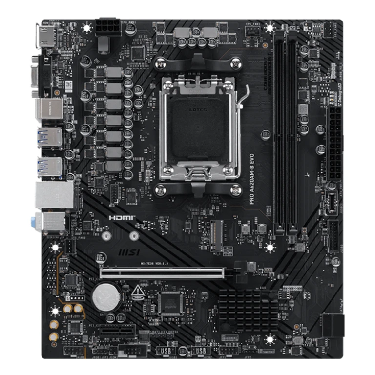PRO A620AM-B EVO motherboard AMD A620A Socket AM5 micro ATX