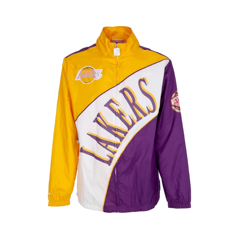 Men's Nba Arched Retro Lined Windbreaker Loslak Multi/white Windbreaker Jacket