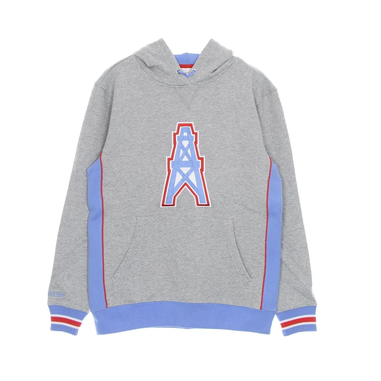 Men's Hoodie Nfl Pinnacle Heavyweight Fleece Hoodie Houoil Gray Heather/original Team Colors