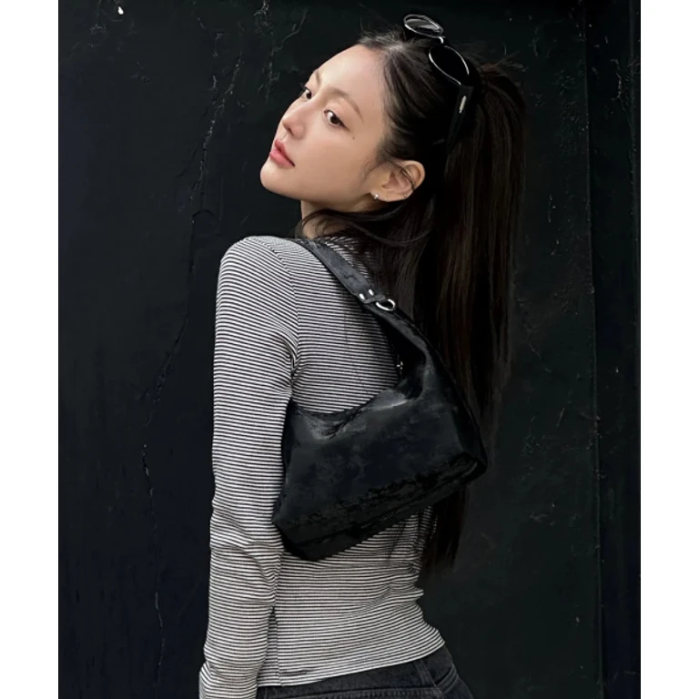 Kain Mini Hobo Bag_Black GN101K