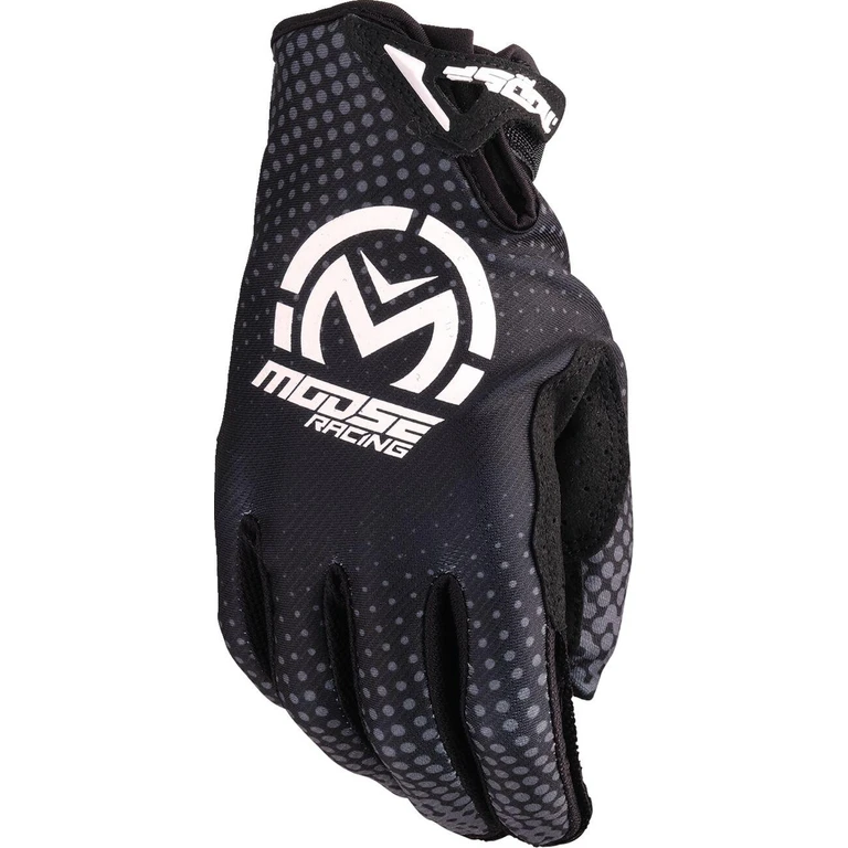 3330-8067 - Moose Racing SX1 Gloves Medium - Black/Grey
