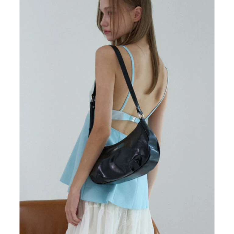 Eyelet Shirring Shoulder Bag GM156K