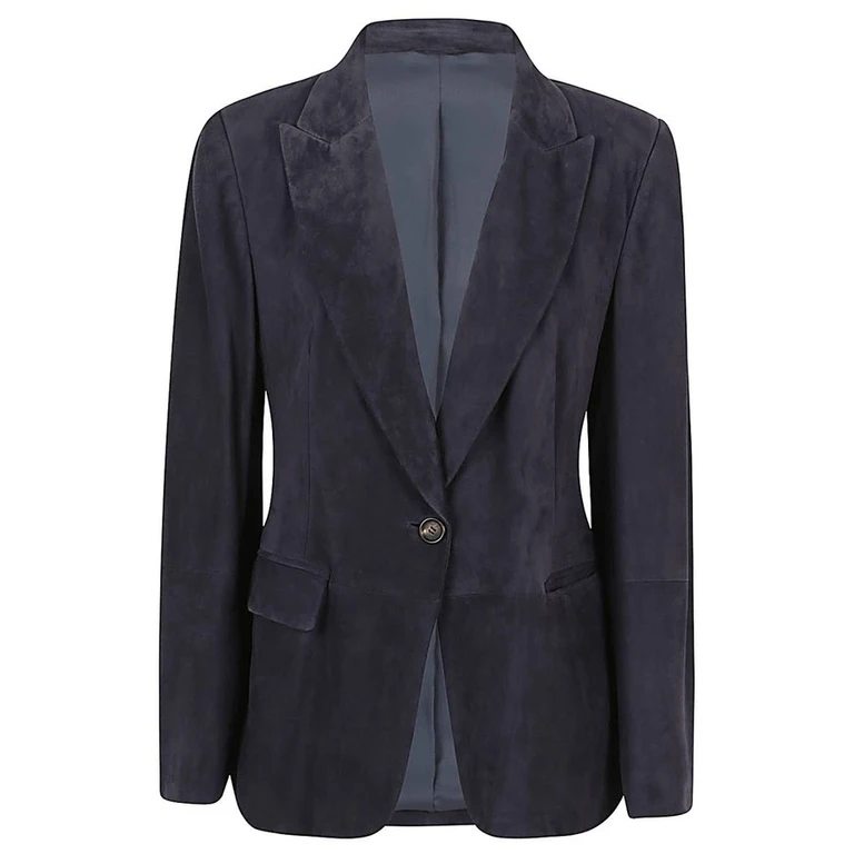 Women's Night Sky Suede Single Button Jacket