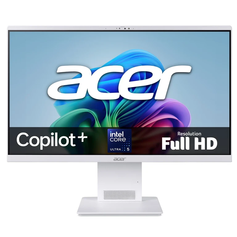Aspire S24-B All-in-One Desktop - Intel Ultra 5 226V, 16GB, 512GB SSD, Integrated Intel ARC Graphics, 23.8" Full HD, Windows 11, White