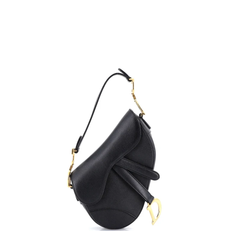Saddle Handbag Leather Mini