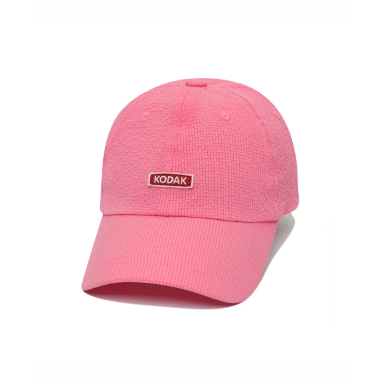 Breeze Pop Seersucker Ball Cap PINK